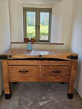 Large Antique pine butchers