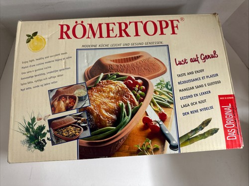 Romertopf glazed clay - glazed, baking