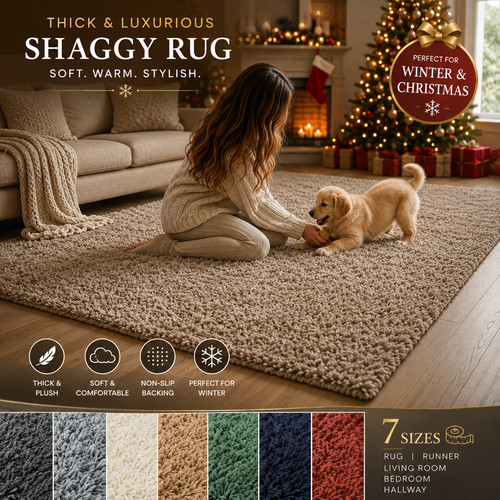 Sizes thick shaggy - sizes, rug