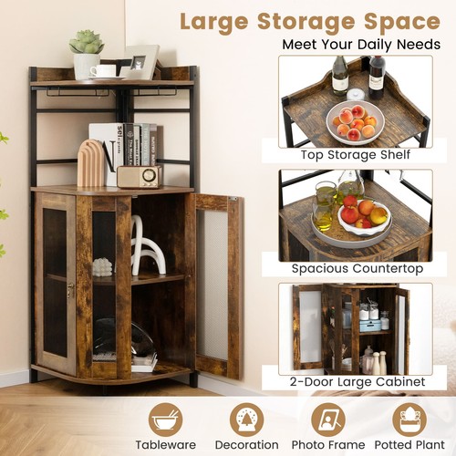 Corner bar cupboard - corner,