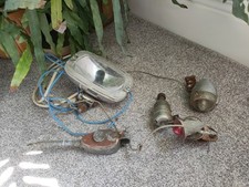 Vintage Bicycle Light Lucas CD33A Dynamo Made in England Oil Can Etc X4 Pieces 