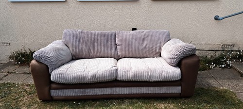 Large two seater sofa with - large,