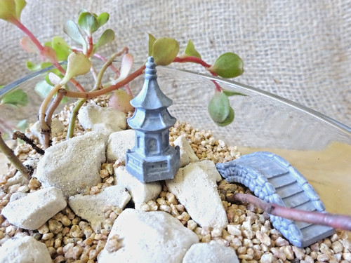 Mini zen figures pagoda - figures,