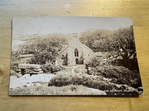 Postcard heysham church - postcard,