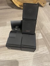 Bose Lifestyle Jewel Cube 2 Speakers Aquamatic Sound System Black Tested Working