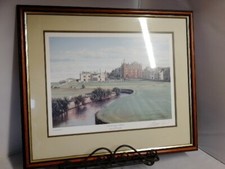 Graeme W.Baxter Print Swilcan Burn St Andrews Signed Graham Baxter Philip Shield