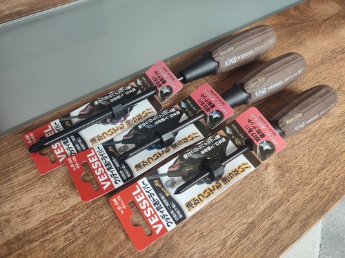 Vessel jis screwdrivers - vessel, x3