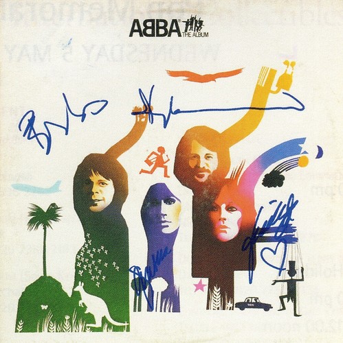 Abba signed the album - signed, album'