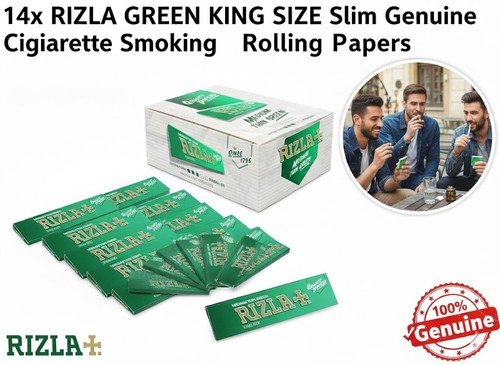 14x rizla green king - king, size