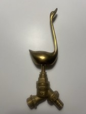 Brass Swan Outside Tap