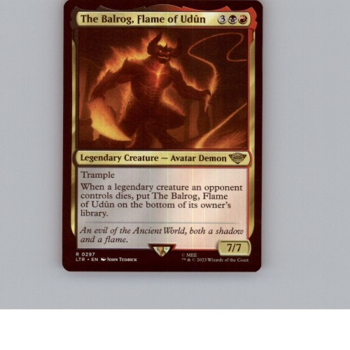 Mtg the balrog - the, flame