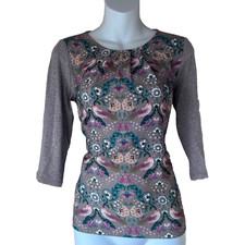 LAURA ASHLEY Grey Bird Print