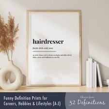 Funny Definition Poster Print (A-J) - Careers, Hobbies & Lifestyles - Wall Art
