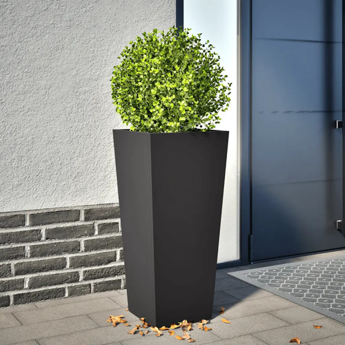 Walplus black steel planter - walplus,