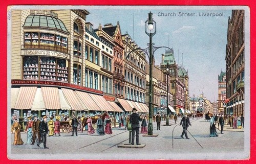 Postcard liverpool church - liverpool,