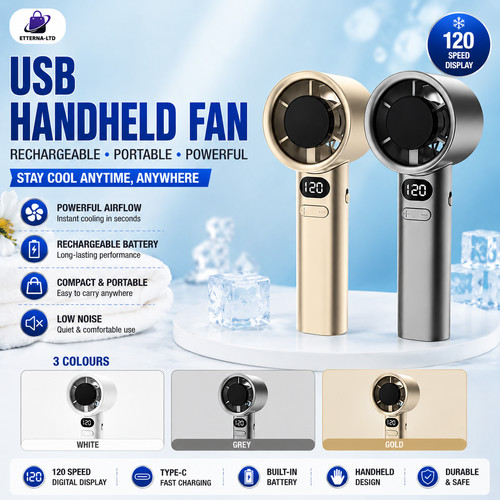 Usb handheld fan rechargeable - usb,