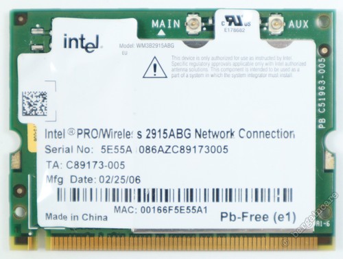 Intel pro 2915abg - pro,
