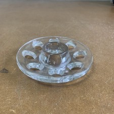 Clear Glass 8 Hole Frog for Flower Arranging -