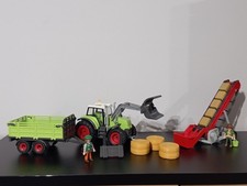 PLAYMOBIL TRACTOR AND CONVEYOR BELT FARMER REF 5121 6132 FARMERS