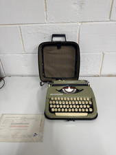 Rare Imperial Good Companion 75 Portable Vintage Typewriter Case GWO, New Ribbon