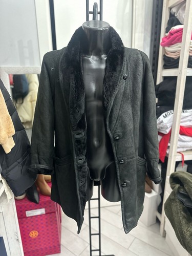 Shearling coat women - shearling,
