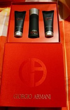 Armani Code Sport Gift Set  1 X 75ml EDT  2 X 75ml Shower Gel - New - Rare 