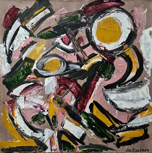 Lee krasner signed - signed, abstract