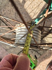 NSU Quickly 23-S front wheel