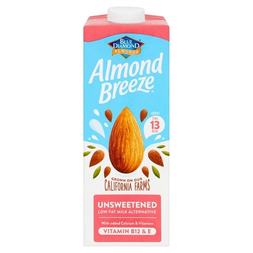Blue diamond unsweetened - unsweetened, milk
