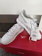 Reebok Sportswear Classic Leather Junior Trainers Footwear Sneakers Size 5 JNR