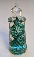 Lovely Green Swirl Art Glass