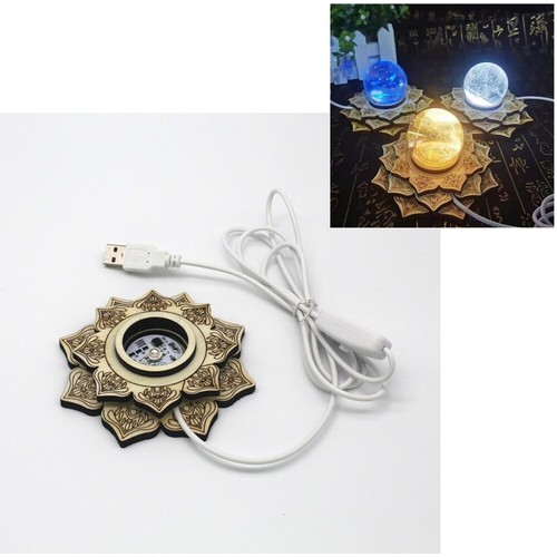 Lotus flower crystal ball - flower,