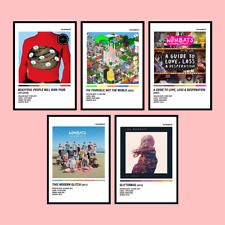 THE WOMBATS BAND ARTIST ALBUM POSTER COLOUR PALETTE ART MUSIC GIFT