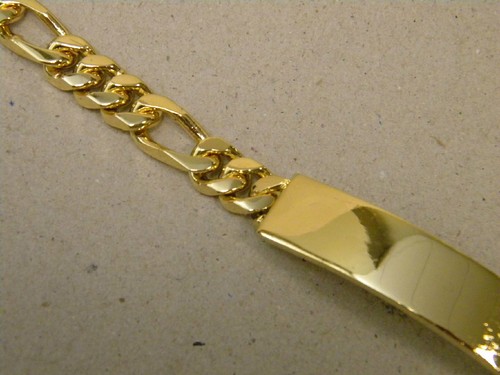 Large men yellow gold plated - men's,