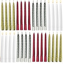 Twisted candle wax - wax, spiral