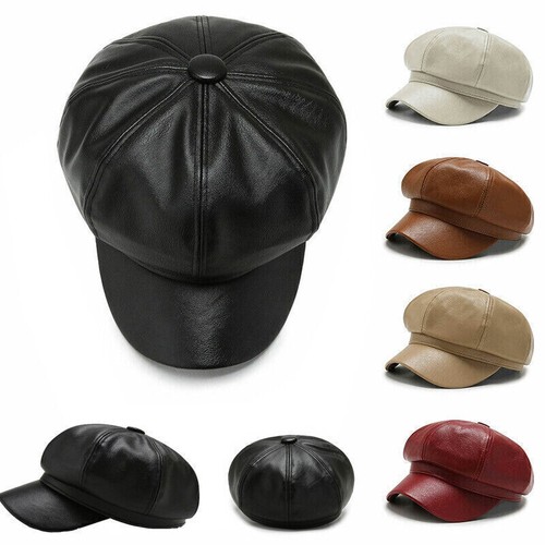 Winter women leather baker boy - winter,