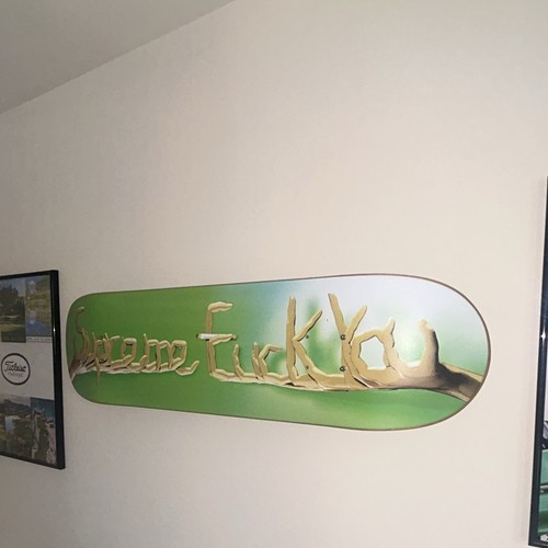 Supreme green skateboard deck - green,