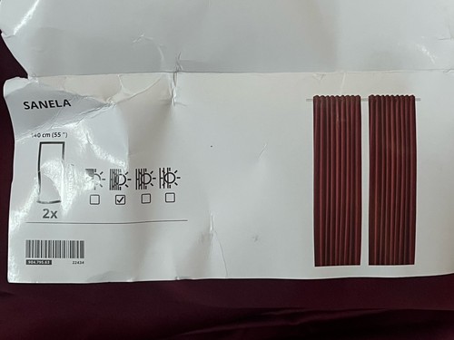 Vintage ikea sanela burgundy - ikea,