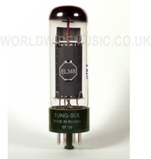 A Single Tung-Sol EL34B Power