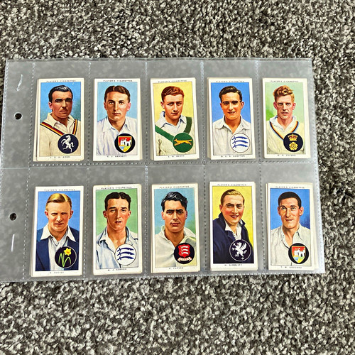 Player cigarette cards - cigarette,