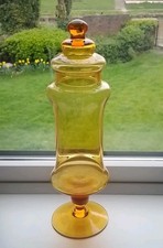 Vintage Amber  Coloured