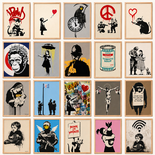 Banksy graffiti style bold - graffiti,