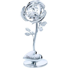 Special Nan Flower Ornament with Swarovski Crystal Elements by CRYSTOCRAFT 