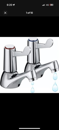 Pair basin sink pillar taps - pillar,