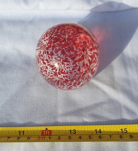 Avondale glass paperweight - avondale,