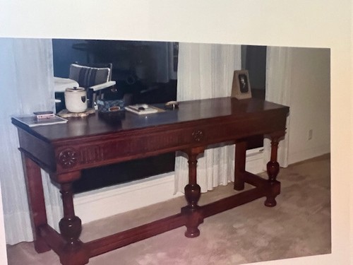 Solid oak refetory - oak, table