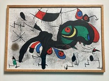 Vintage Lithograph Joan Miro