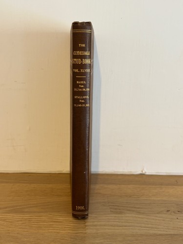 Clydesdale stud book vol - vol, 48