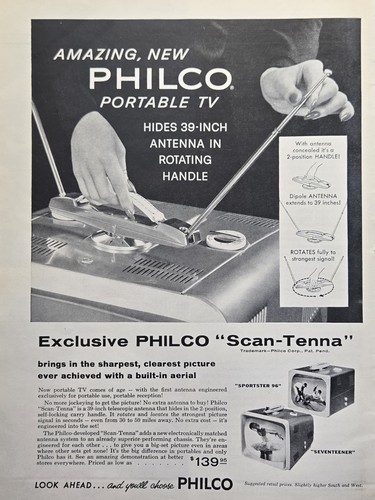Philco inch portable tv - philco,