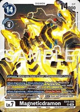 EX10-036 Magneticdramon : Super Rare Digimon Card : EX10: Sinister Order